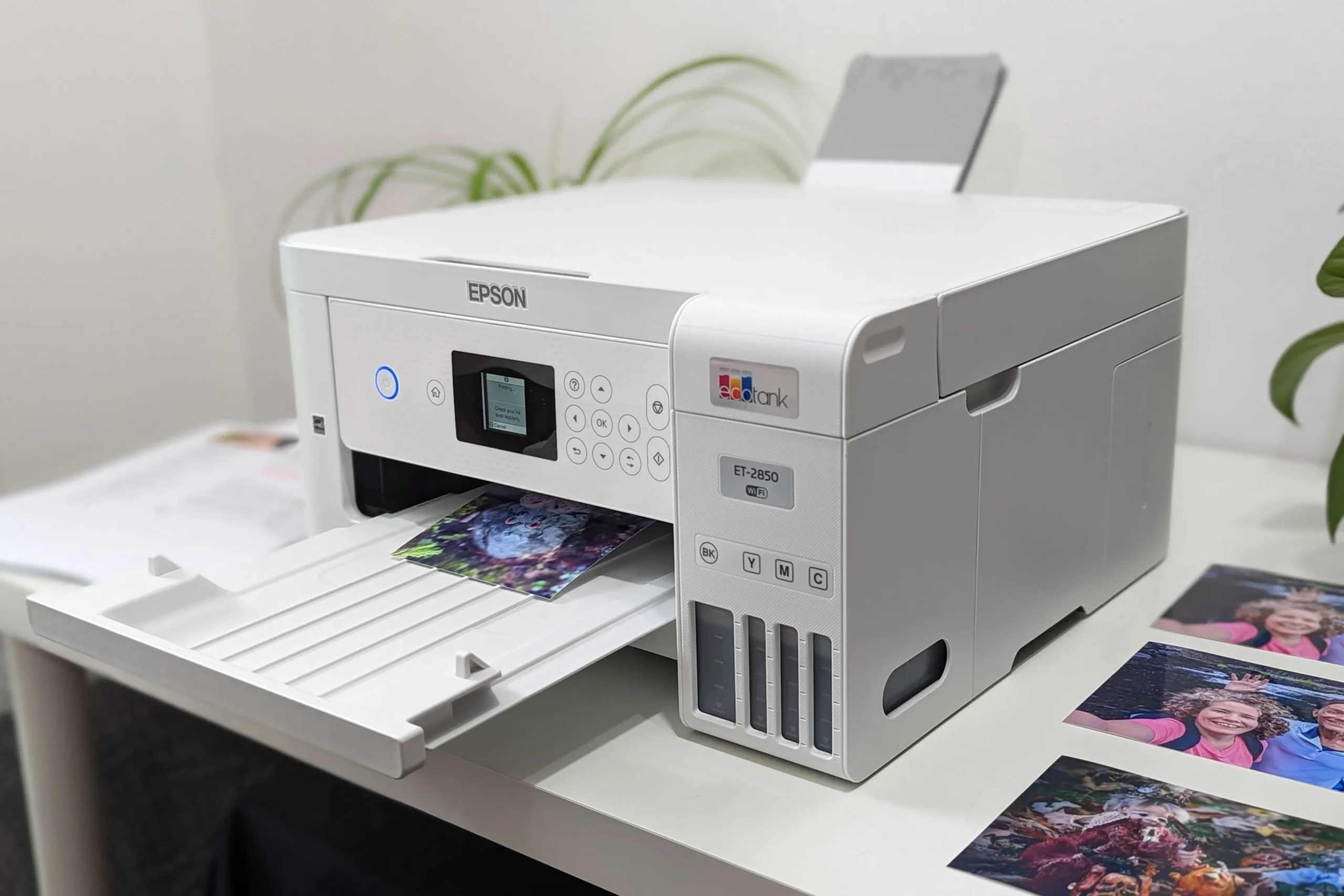 Epson EcoTank ET-2850 ink levels low