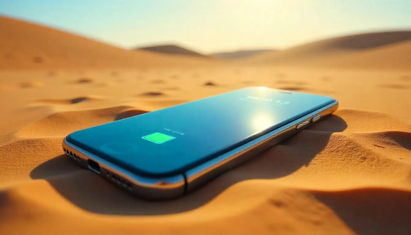 iPhone battery drain Dubai's heat